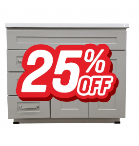 Jamestown Limestone Deluxe Vanity – Closeout (25% Off!)