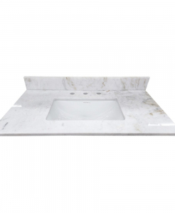 Jazz White Marble Vanity Top