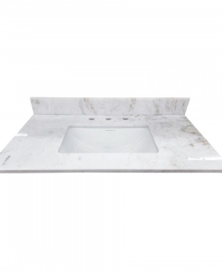 Jazz White Marble Vanity Top
