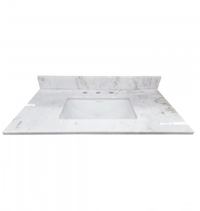 Jazz White Marble Vanity Top