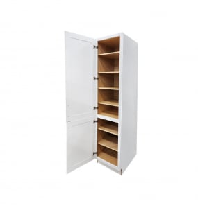 Juarez White Linen Cabinet – Closeout