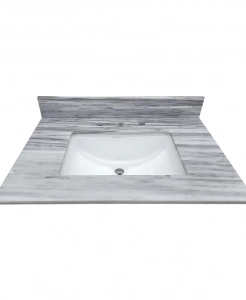 Kawaie Bhai Marble 8″ Drill Vanity Top – Closeout