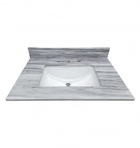 Kawaie Bhai Marble 8″ Drill Vanity Top – Closeout