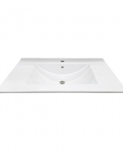 Kyra White Ceramic Vanity Top