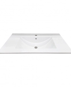 Kyra White Ceramic Vanity Top