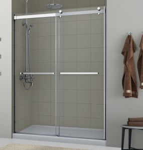 Lagoon 5/16″ Frameless Double Roller Door – Closeout