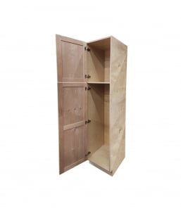 Unfinished Lancaster Alder Linen Cabinet