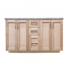 Unfinished Lancaster Alder Vanity