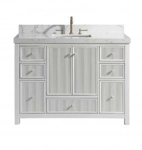 Latta White Vanity & Top Combo – Closeout