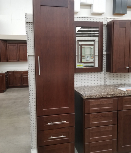 Carmel Dark Maple Linen Cabinet Builders Surplus Wholesale