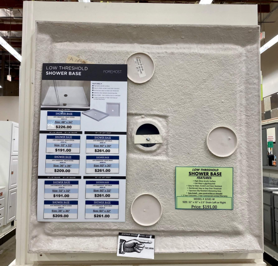 Low Threshold Shower Base