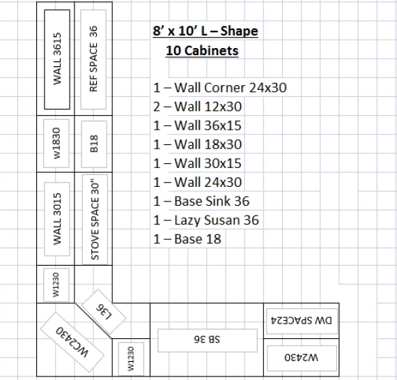 Holland Champagne Kitchen Cabinets (2-3 Week Lead Time)