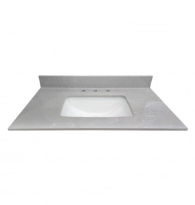 Luna Crushed Marble Vanity Top – Closeout