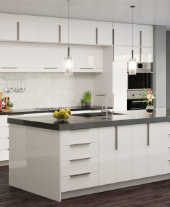 Madeline Gloss White Kitchen Cabinets – Special Order (2-3 Week Lead Time)
