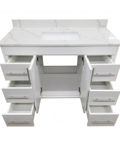 Maleda White Vanity – Closeout