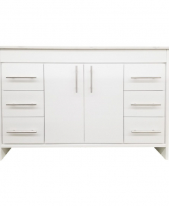 Maleda White Vanity – Closeout