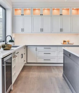 Mallory White Shaker Kitchen Cabinets