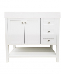 Marino White Vanity & Top – Closeout