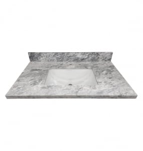 Masarati Gray Marble Vanity Top