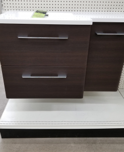 Melbourne Dark Brown Wall Hung Vanity & Top