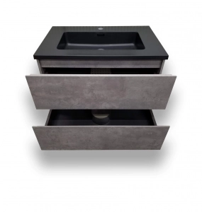 Metro Steel Grey Wall Hung Combo – Closeout