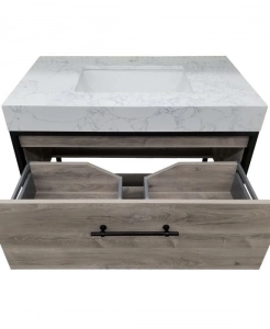 Tulum Oak Vanity & Top Combo
