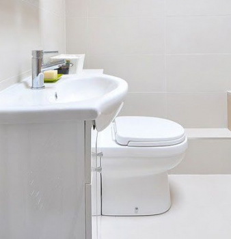 minimalist white bathroom