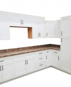 Moderna Shaker White Kitchen Cabinets