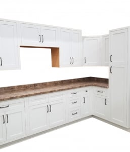 Moderna Shaker White Kitchen Cabinets