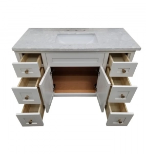 Moderna Shaker White Vanity