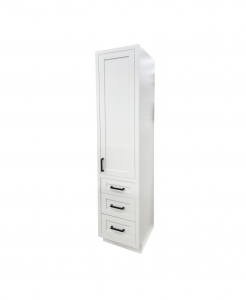 Moderna Shaker White Linen Cabinet