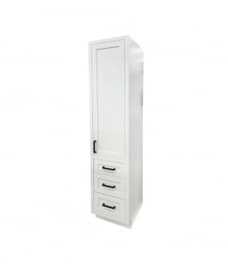 Moderna Shaker White Linen Cabinet