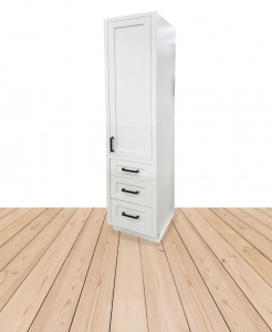 Moderna Shaker White Linen Cabinet