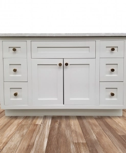 Moderna Shaker White Vanity
