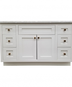 Moderna Shaker White Vanity