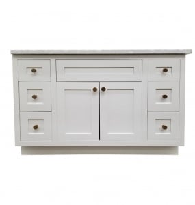 Moderna Shaker White Vanity