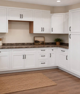Moderna Shaker White Kitchen Cabinets