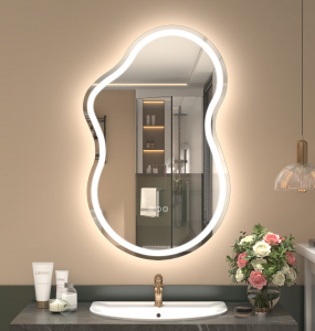 Moonlit Contour LED Mirror