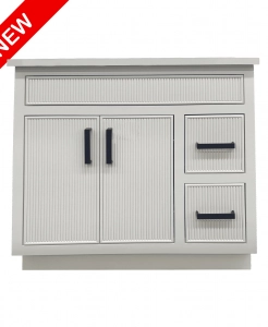 Morgan Beaded White Vanity