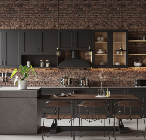 Murdoc Gray Kitchen Cabinets