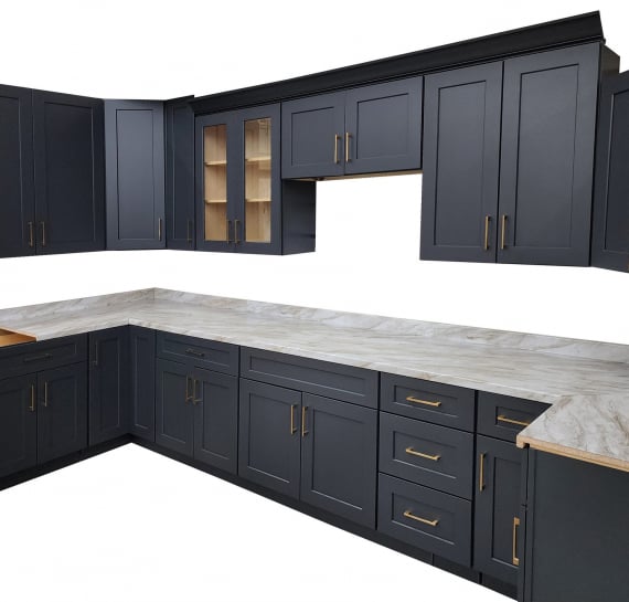Murdoc Gray Kitchen Cabinets
