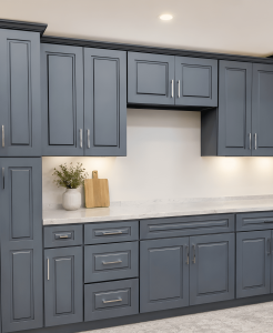 Mystique Blue Kitchen Cabinets