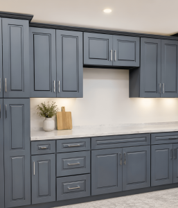 Mystique Blue Kitchen Cabinets