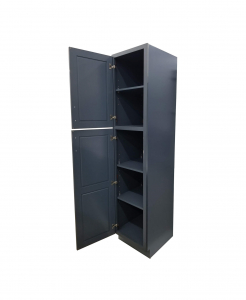 Mystique Blue Linen Cabinet