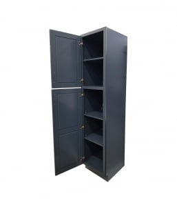 Mystique Blue Linen Cabinet