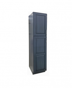 Mystique Blue Linen Cabinet