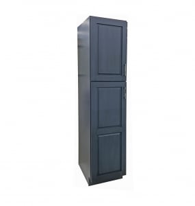 Mystique Blue Linen Cabinet