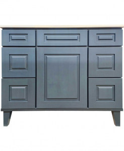 Mystique Blue Vanity on Legs – Closeout