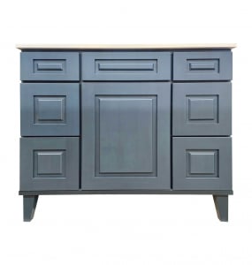 Mystique Blue Vanity on Legs – Closeout