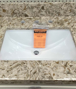 New Dorato Quartz Vanity Top – Closeout